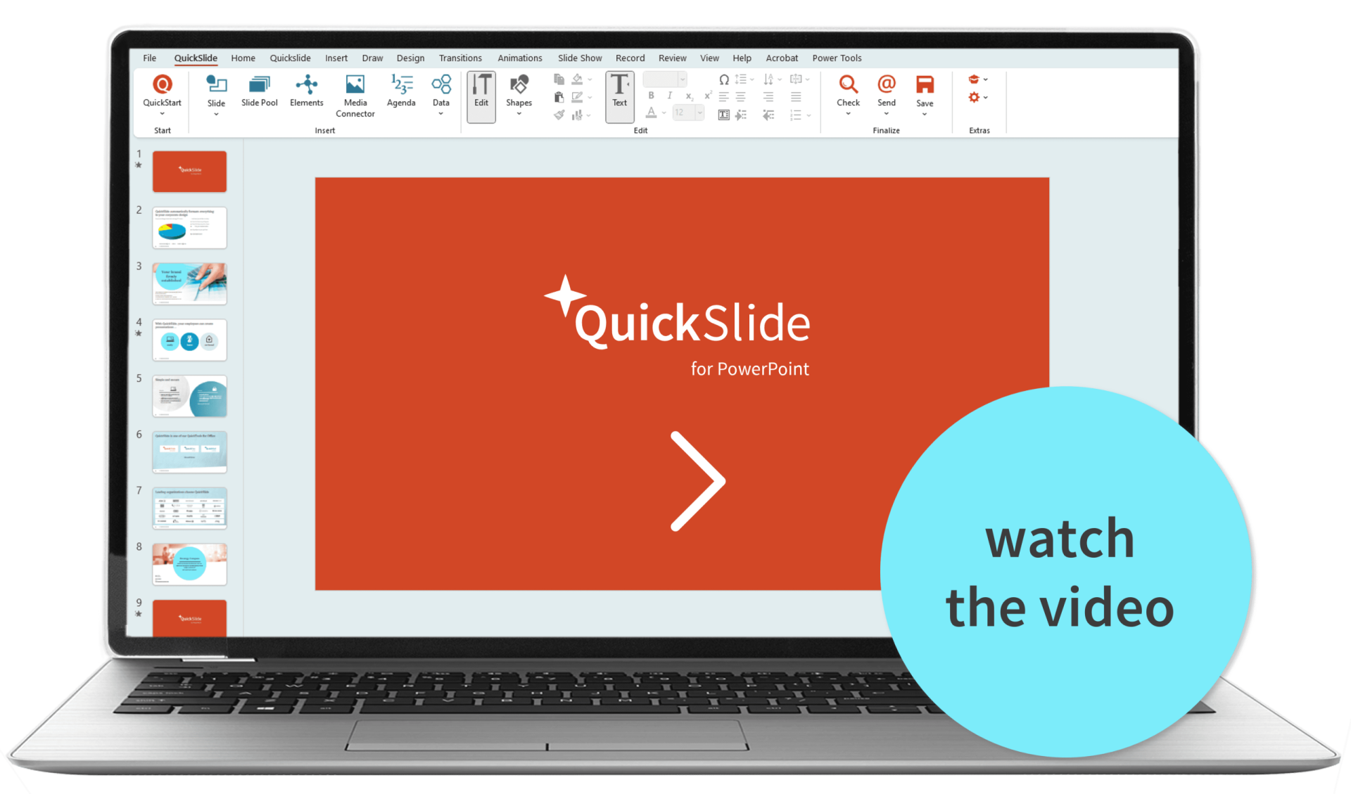 QuickSlide Video Startscreen